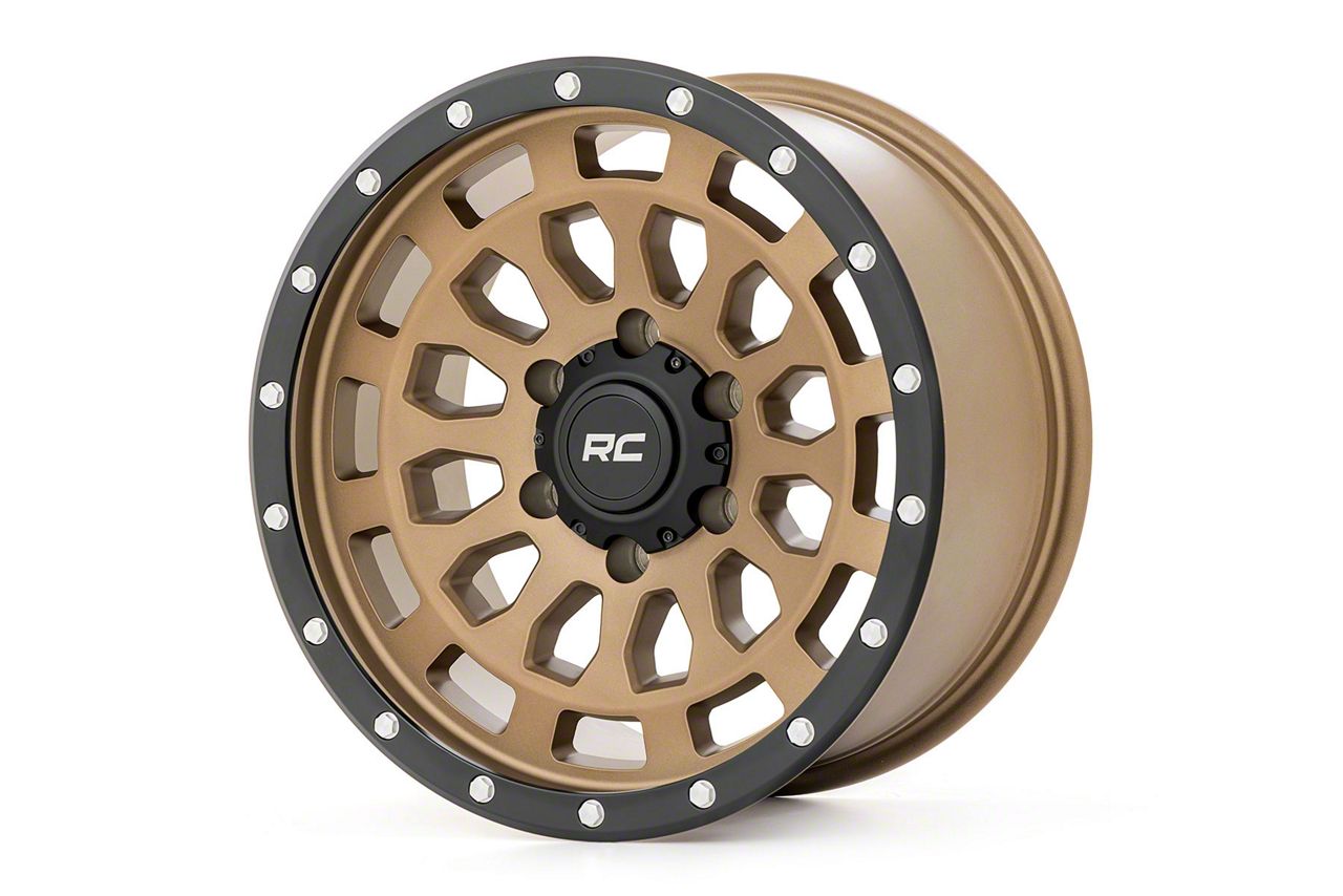 Rough Country Jeep Gladiator 87 Series Simulated Beadlock Bronze Wheel