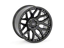 Rough Country One-Piece Series 95 Gloss Black Wheel; 20x10 (20-23 Jeep Gladiator JT)