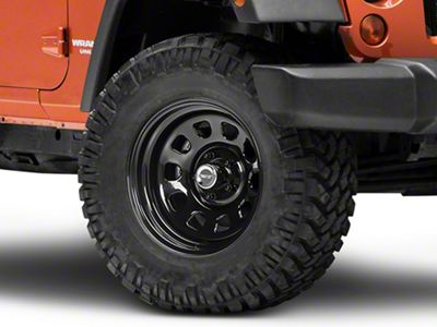 Rough Country Steel Gloss Black Wheel; 17x9 (99-04 Jeep Grand Cherokee WJ)