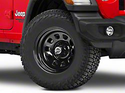 Rough Country Steel Gloss Black Wheel; 17x9 (18-23 Jeep Wrangler JL)