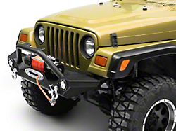 Jeep Licensed by RedRock Trail Force HD LED Front Bumper with Jeep Logo (87-06 Jeep Wrangler YJ & TJ)