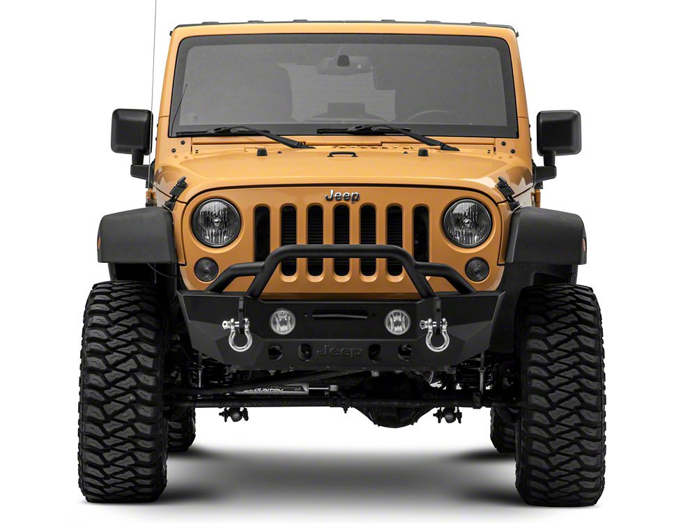 Jeep Licensed by RedRock Crawler Stubby Winch Front Bumper Jeep Licensed by RedRock Crawler Stubby Winch Front Bumper