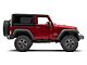 Jeep Licensed by RedRock Rock Sliders with Jeep Logo (07-18 Jeep Wrangler JK 2-Door)