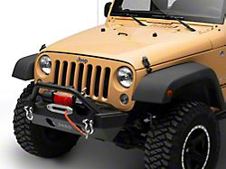 Officially Licensed Jeep Battalion Stubby Front Bumper with Jeep Logo (07-18 Jeep Wrangler JK)