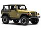 Jeep Licensed by RedRock Side Armor with Step Pads with Jeep Logo; Textured Black (87-06 Jeep Wrangler YJ & TJ, Excluding Unlimited)