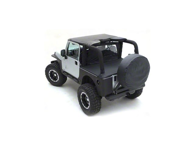 Smittybilt Standard Top; Black Denim (87-91 Jeep Wrangler YJ)