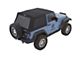 Mopar JEEP Trektop Glide Slantback Soft Top; Black Twill (07-18 Jeep Wrangler JK 2-Door)