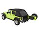 Mopar JEEP Trektop Glide Slantback Soft Top; Black Twill (07-18 Jeep Wrangler JK 4-Door)