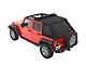 Mopar JEEP Trektop Slantback Soft Top; Black Twill (07-18 Jeep Wrangler JK 4-Door)