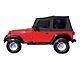 King 4WD Premium Replacement Soft Top with Tinted Windows; Black Diamond (87-95 Jeep Wrangler YJ)