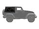 King 4WD Premium Replacement Soft Top with Tinted Windows; Black Diamond (10-18 Jeep Wrangler JK 2-Door)