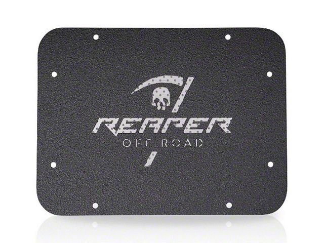 Reaper Off-Road Tailgate Cover Plate; Textured Black (07-18 Jeep Wrangler JK)