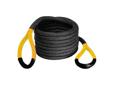 Bubba Rope 7/8-Inch x 30-Foot Power Stretch Recovery Rope with Yellow Eyes