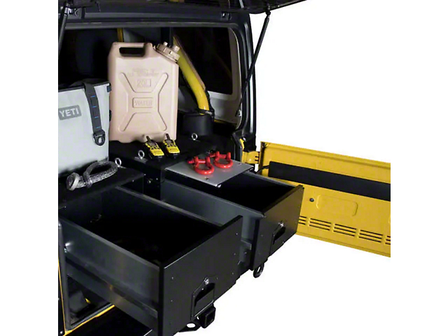 Overland Vehicle Systems Cargo Box with Working Station Combo (Universal; Some Adaptation May Be Required)