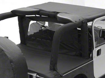 Smittybilt Jeep Wrangler Tonneau Cover Black Diamond 761335 (0718