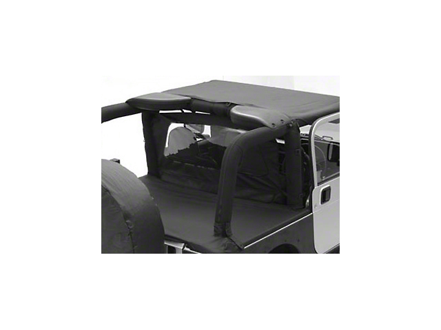 Smittybilt Tonneau Cover; Black Diamond (07-18 Jeep Wrangler JK 4-Door)