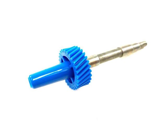 28-Tooth Speedometer Gear; Long Shaft; Blue (91-93 Jeep Wrangler YJ)
