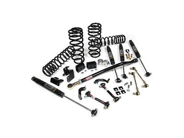JKS Manufacturing 2.50-Inch J-Venture Heavy Duty Rate Coil Suspension Lift Kit with Jspec Shocks (18-24 Jeep Wrangler JL 4-Door, Excluding 4xe & Rubicon 392)