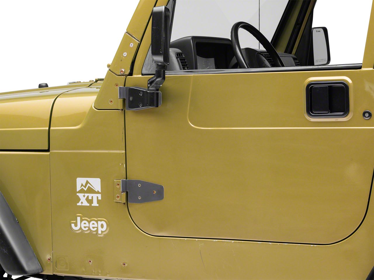 Smittybilt Jeep Wrangler Half/Full Door Hinges - Black 7641 (87-06 Jeep  Wrangler YJ & TJ w/ Half Steel Doors; 00-06 Jeep Wrangler TJ w/ Full Steel  Doors)