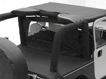 Smittybilt Jeep Wrangler Tonneau Cover Black Diamond 761235 07 18 Jeep Wrangler Jk 2 Door