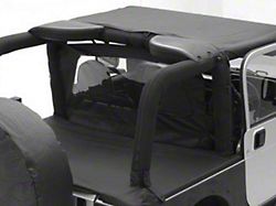 Smittybilt Tonneau Cover; Black Diamond (07-18 Jeep Wrangler JK 2-Door)