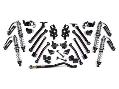 JKS Manufacturing 3.50-Inch J-Max Suspension Lift Kit with FOX 2.5 Remote Reservoir Coil-Overs (07-18 Jeep Wrangler JK 2-Door)