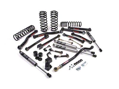 JKS Manufacturing 3-Inch J-Krawl Heavy Duty Rate Coil Suspension Lift Kit with FOX Adventure Series Shocks (18-23 Jeep Wrangler JL 2-Door)