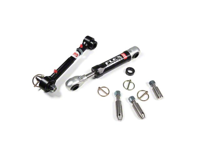 JKS Manufacturing FlexConnect Tunable Sway Bar Links with Quick Disconnects for 2.50-Inch Lift (07-18 Jeep Wrangler JK)