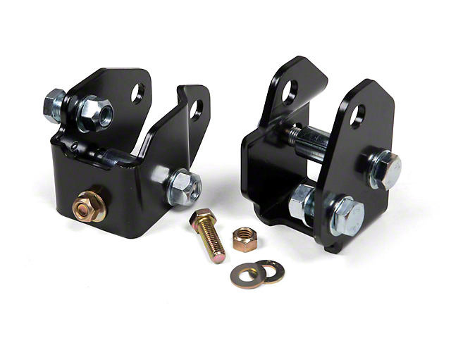 JKS Manufacturing Front Shock Extension Brackets for 0 to 2.50-Inch Lift (20-23 Jeep Gladiator JT)