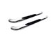3-Inch Round Side Step Bars; Polished Stainless (07-18 Jeep Wrangler JK 2-Door)
