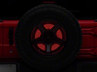XK Glow 5th Wheel Light with Sequential Turn Signal/Brake/Reverse (97-23 Jeep Wrangler TJ, JK & JL)