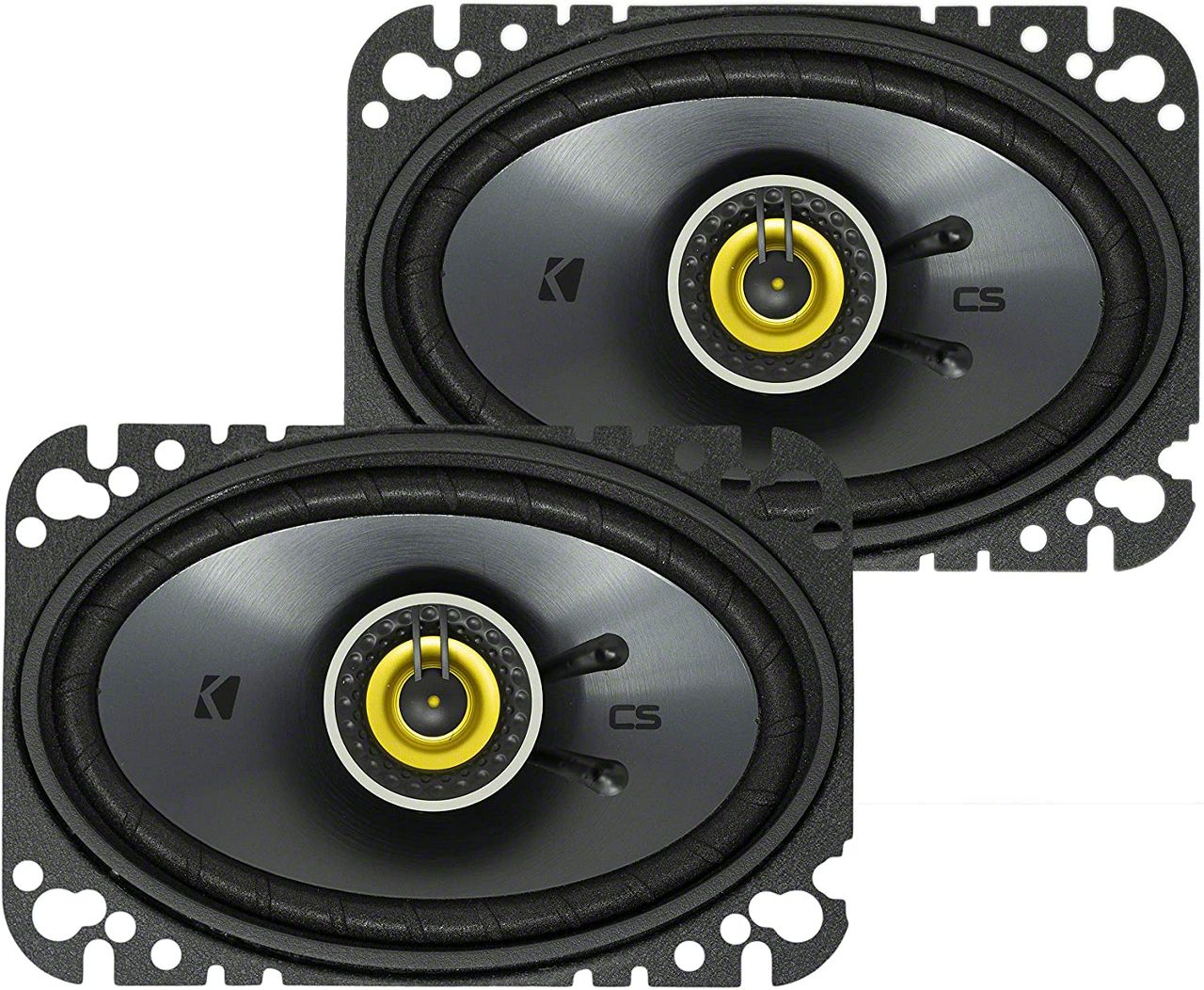 Kicker Jeep Wrangler CSSeries 4x6Inch Coaxial Speakers 46CSC464 (86