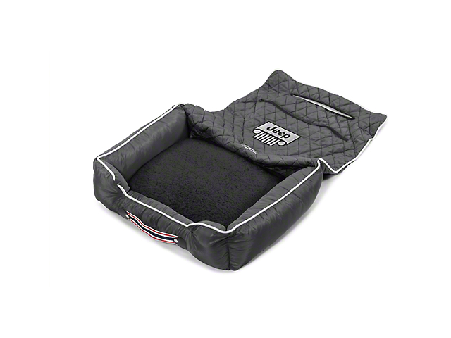 PetBed2Go Seat Cover with Jeep Grille; Black (Universal; Some Adaptation May Be Required)
