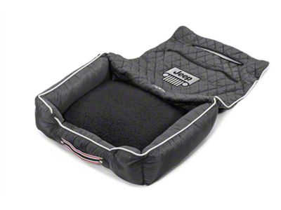 PetBed2Go Seat Cover with Jeep Grille; Black (Universal; Some Adaptation May Be Required)