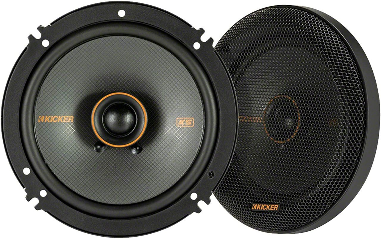 Kicker Jeep Wrangler KSSeries 6.50Inch Coaxial Speakers 47KSC6504 (97