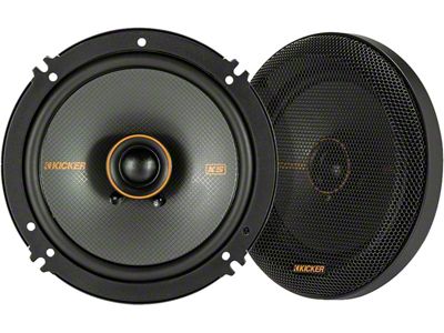 Kicker KS-Series 6.50-Inch Coaxial Speakers (97-18 Jeep Wrangler TJ & JK)