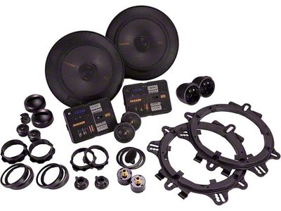 Kicker KS-Series 6.50-Inch Component Speakers (07-18 Jeep Wrangler JK)