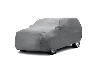 Covercraft Custom Car Covers 5-Layer Indoor Car Cover; Gray (76-86 Jeep CJ7 w/ Spare Tire)