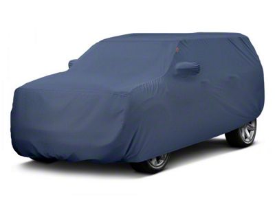 Covercraft Custom Car Covers Form-Fit Car Cover; Metallic Dark Blue (07-18 Jeep Wrangler JK 4-Door)
