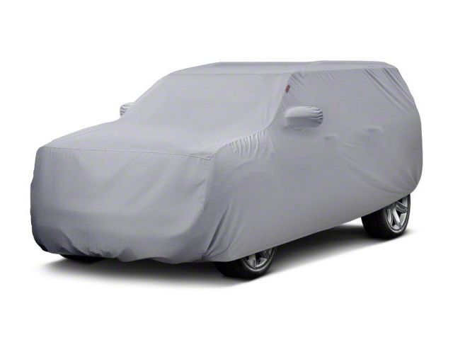 Covercraft Custom Car Covers Form-Fit Car Cover; Silver Gray (07-18 Jeep Wrangler JK 4-Door)