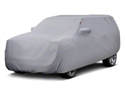 Covercraft Custom Car Covers Form-Fit Car Cover; Silver Gray (07-18 Jeep Wrangler JK 4-Door)