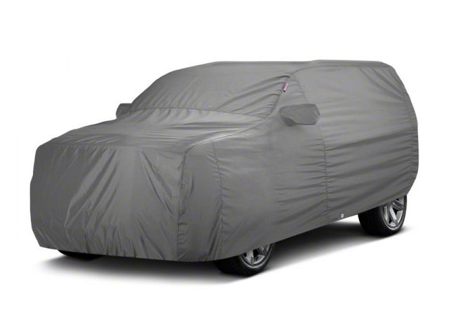 Covercraft Custom Car Covers Sunbrella Car Cover; Gray (76-86 Jeep CJ7 w/o Spare Tire)