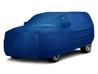Covercraft Custom Car Covers Sunbrella Car Cover; Pacific Blue (07-18 Jeep Wrangler JK 4-Door)