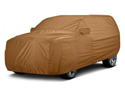Covercraft Custom Car Covers Sunbrella Car Cover; Toast (76-86 Jeep CJ7 w/o Spare Tire)