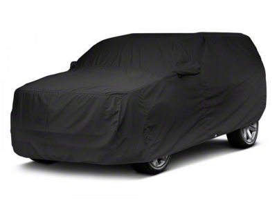 Covercraft Custom Car Covers Ultratect Car Cover; Black (76-86 Jeep CJ7 w/ Spare Tire)