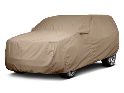 Covercraft Custom Car Covers Ultratect Car Cover; Tan (76-86 Jeep CJ7 w/o Spare Tire)