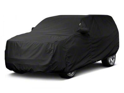 Covercraft Custom Car Covers WeatherShield HP Car Cover; Black (76-86 Jeep CJ7 w/o Spare Tire)
