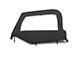 Smittybilt Soft Top Door Skin with Clear Window and Frame; Driver Side; Black Denim (97-06 Jeep Wrangler TJ)