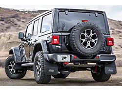 Mud Flaps with Jeep Logo; Front and Rear (18-23 Jeep Wrangler JL, Excluding Rubicon 392)