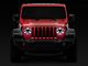 Empire Offroad LED 9-Inch Trident Series LED Headlights; Black Housing; Clear Lens (18-24 Jeep Wrangler JL)